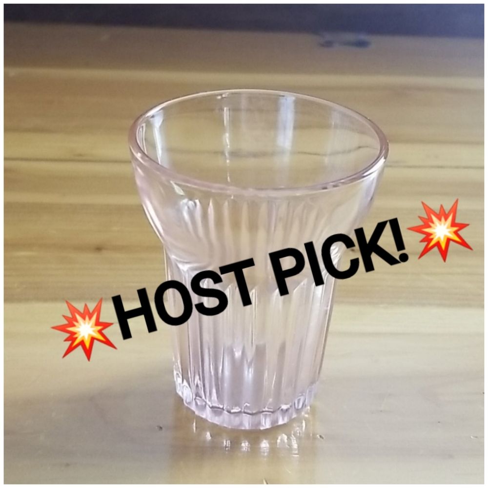 Depression Glass Queen Mary Juice Tumbler